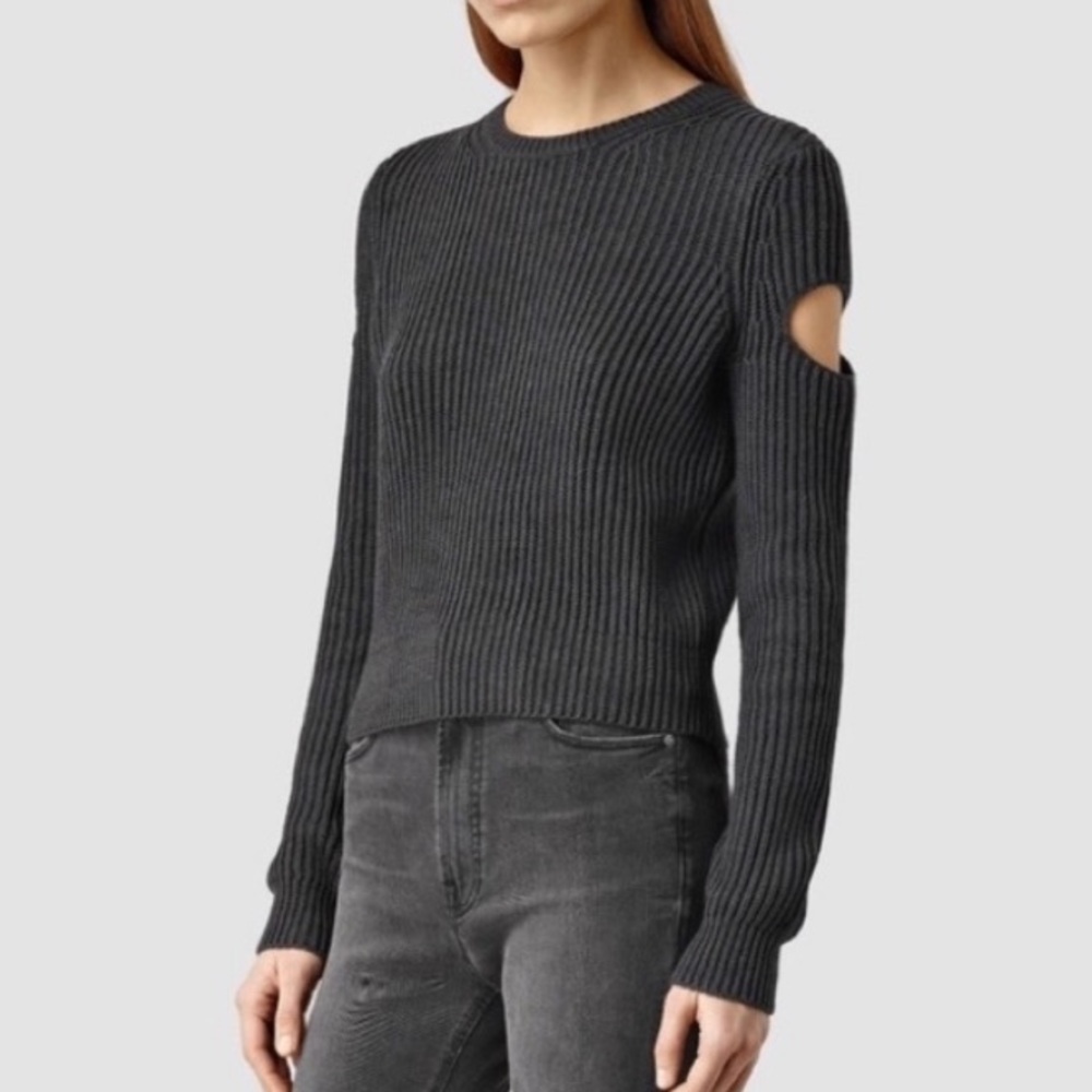 All Saints Ria Cropped Jumper